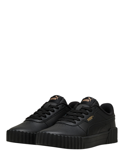 PUMA Kids' Carina 3.0 Trainers - view 2, Puma Black/Puma Gold
