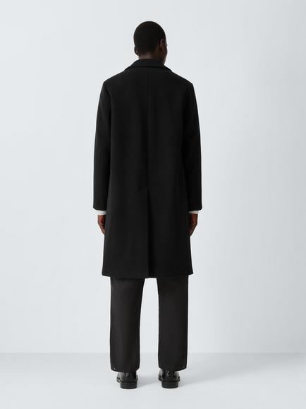 Kin Wool Blend Overcoat, Black - view 2, Black