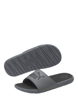 PUMA Kids' Cool Cat 2.0 Sliders - view 2, Cool Dark Gray/Black