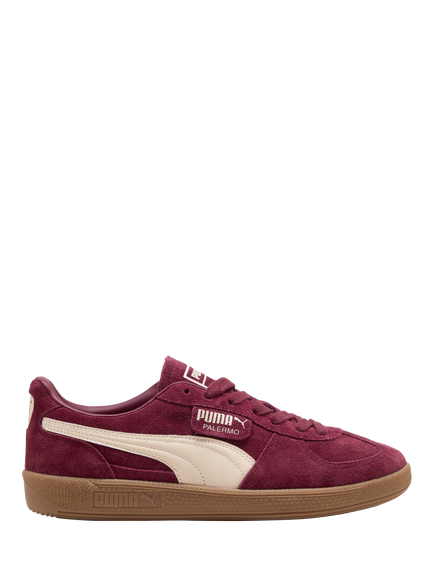 PUMA Palermo Suede Trainers, Ruby Alpine Snow, Ruby Alpine Snow