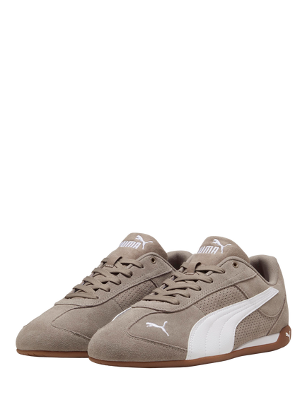 PUMA Replicatch Suede Trainers, Mouse Grey/White - view 2, Mouse Grey/White