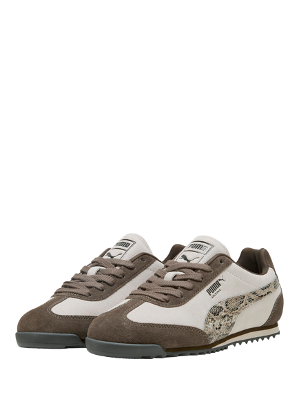 PUMA Arizona Snake Suede Trainers, Silver Fog/Matte Bronze - view 2, Silver Fog/Matte Bronze