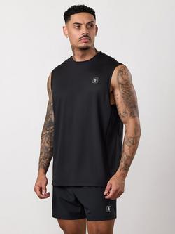 Gym King Apex Vest, Black, Black