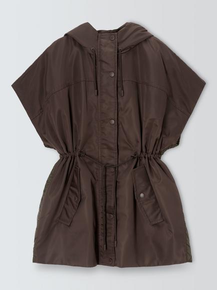 Weekend MaxMara Origano Hooded Adjustable Waist Jacket, Mud, Mud