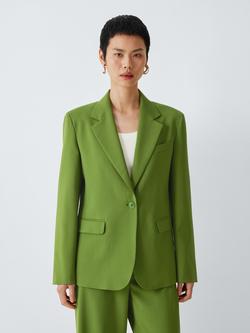 Weekend MaxMara Lamine Wool Blazer, Green, Green