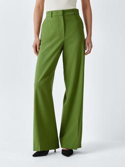 Weekend MaxMara Visivo Wool Trousers, Green, Green