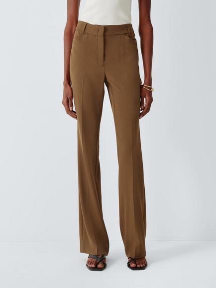 Marella Valanga Tailored Skinny Trousers, Camel, Camel