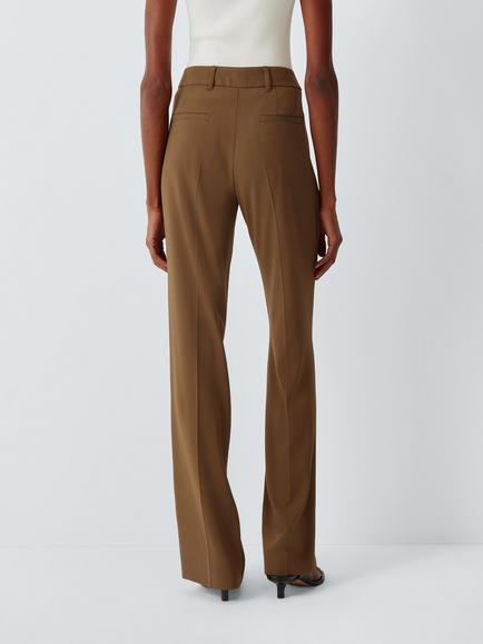 Marella Valanga Tailored Skinny Trousers, Camel - view 2, Camel