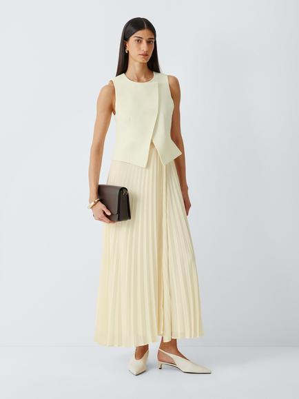 Marella Primo Dress, Wool White - view 2, Wool White