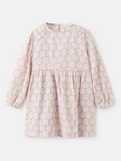 Mango Kids' Floral Dress, Pink, Pink