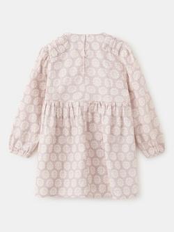 Mango Kids' Floral Dress, Pink - view 2, Pink