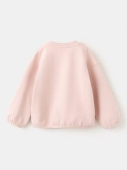 Mango Kids' Dog Print Sweatshirt, Pink - view 2, Pink