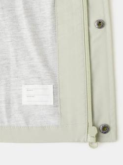 Mango Kids' Hooded Parka Coat, Pastel Green - view 2, Pastel Green