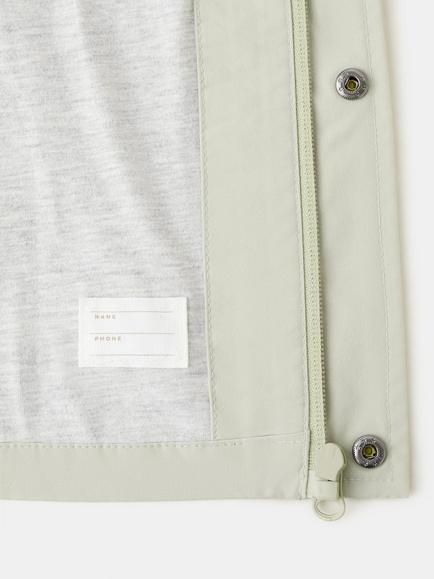Mango Kids' Hooded Parka Coat, Pastel Green - view 2, Pastel Green