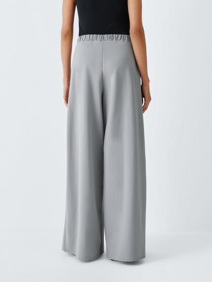 MM by MaxMara Vongola Tailored Trousers, Medium Grey - view 2, Medium Grey