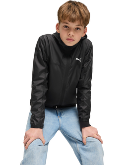 PUMA Kids' Windbreaker Jacket, Puma Black, Puma Black