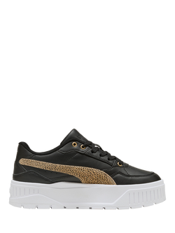 PUMA Women's Karmen II Idol Topcat Trainers, Black/Toasted Almond