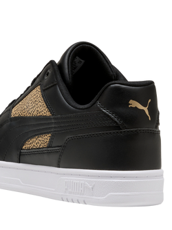 PUMA Caven III Lace Up Trainers - view 2, Black/White/Almond