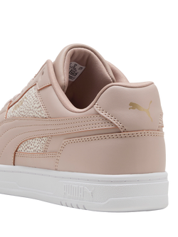 PUMA Caven III Lace Up Trainers - view 2, Rose/Ivory/Gold