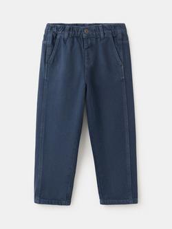 Mango Kids' Regular Denim Jeans, Navy, Navy