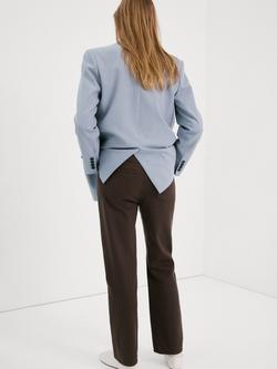 Mango Mid Rise Straight Jeans, Chocolate - view 2, Chocolate