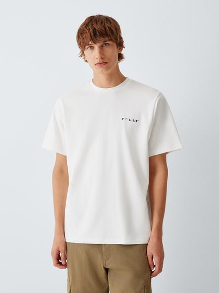 Kin Cotton Coordinates T-Shirt, Ecru, Ecru