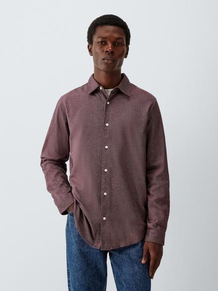 Kin Cotton Twill Shirt, Rose/Meteorite, Rose / Meteorite