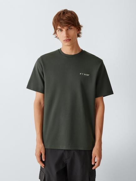 Kin Cotton Coordinates T-Shirt, Light Peat, Light Peat