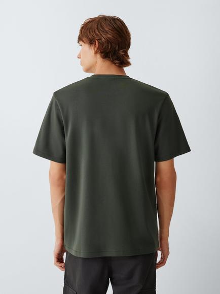 Kin Cotton Coordinates T-Shirt, Light Peat - view 2, Light Peat