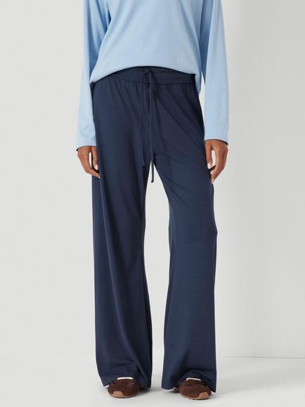 HUSH Amie Wide Leg Joggers, Midnight Navy, Midnight Navy