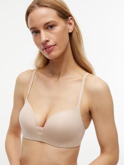 Tommy Hilfiger Wireless Padded Push-Up Triangle Bra, Pink Blush, Pink Blush