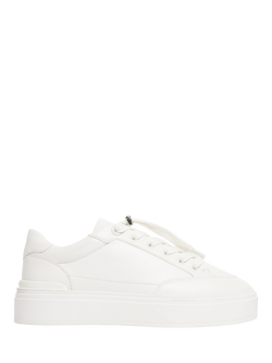 Mallet Lansbury TC Canvas Lace Up Trainers, White, White
