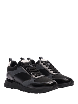 Mallet Bethnal Black Ice Lace Up Trainers, Black - view 2, Black