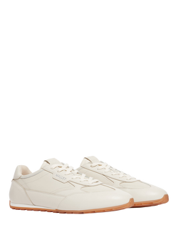 Mallet Penn White Gum Lace Up Trainers, White - view 2, White