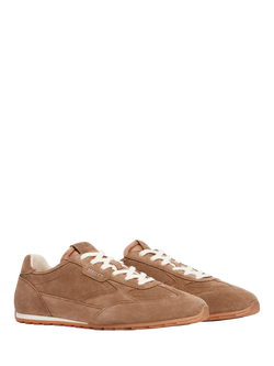 Mallet Penn Lace Up Trainers, Brown - view 2, Brown