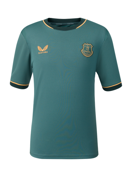 Castore Kids' Everton 26/27 Third Jersey, Silver Pine, Silver Pine