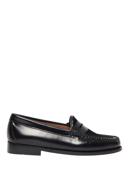 G.H.BASS Weejun Penny Leather Loafers, Black Velvet, Black Velvet