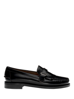 Sebago Ales Leather Loafers, Black