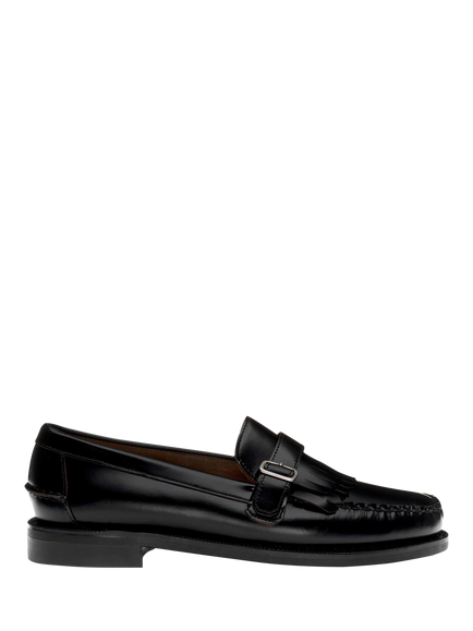 Sebago Ales Leather Loafers, Black