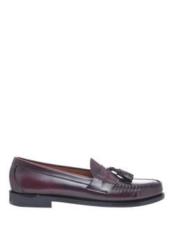 Sebago Cayman Leather Tassel Loafers, Burgundy, Burgundy