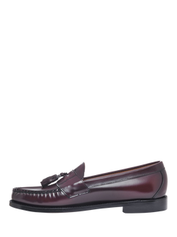 Sebago Cayman Leather Tassel Loafers, Burgundy - view 2, Burgundy