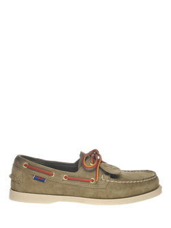 Sebago Portland Artisan Suede Boat Shoes, Giungla