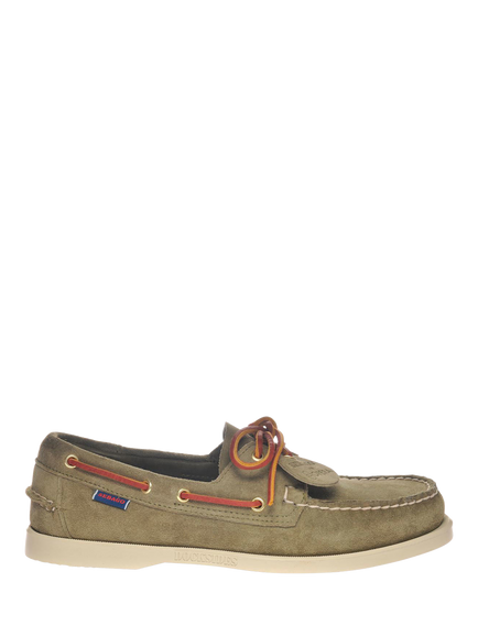 Sebago Portland Artisan Suede Boat Shoes, Giungla