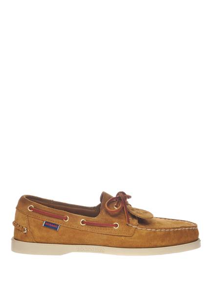 Sebago Portland Artisan Suede Boat Shoes, Curry
