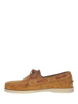 Sebago Portland Artisan Suede Boat Shoes - view 2, Curry