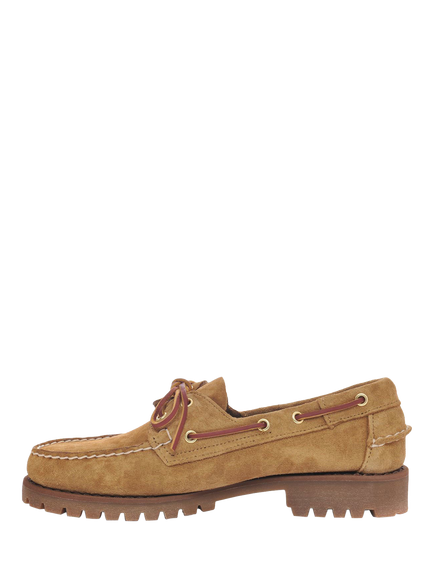 Sebago Ranger Artisan Suede Boat Shoes - view 2, Curry