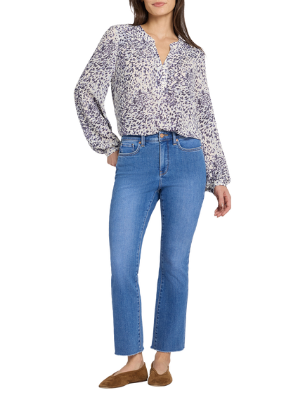 NYDJ Billie Mini Bootcut Ankle Jeans, Blue Paradise, Blue Paradise