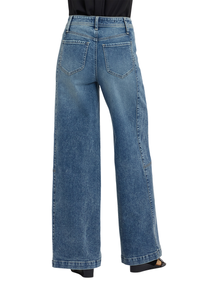 NYDJ Gracie Wide Leg Jeans - view 2, Secret Hollow