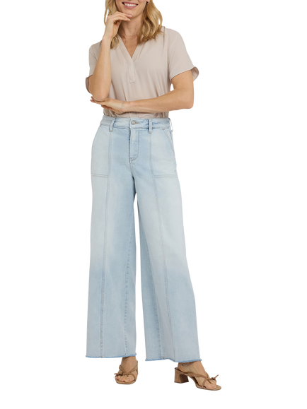 NYDJ Simone Wide Leg Jeans, Desert Shoreline