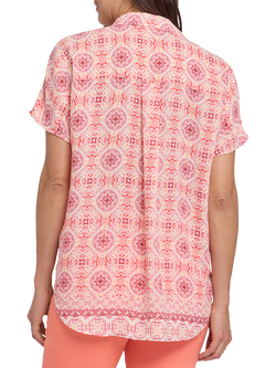 NYDJ Becky Paloma Short Sleeve Top, The Paloma - view 2, The Paloma